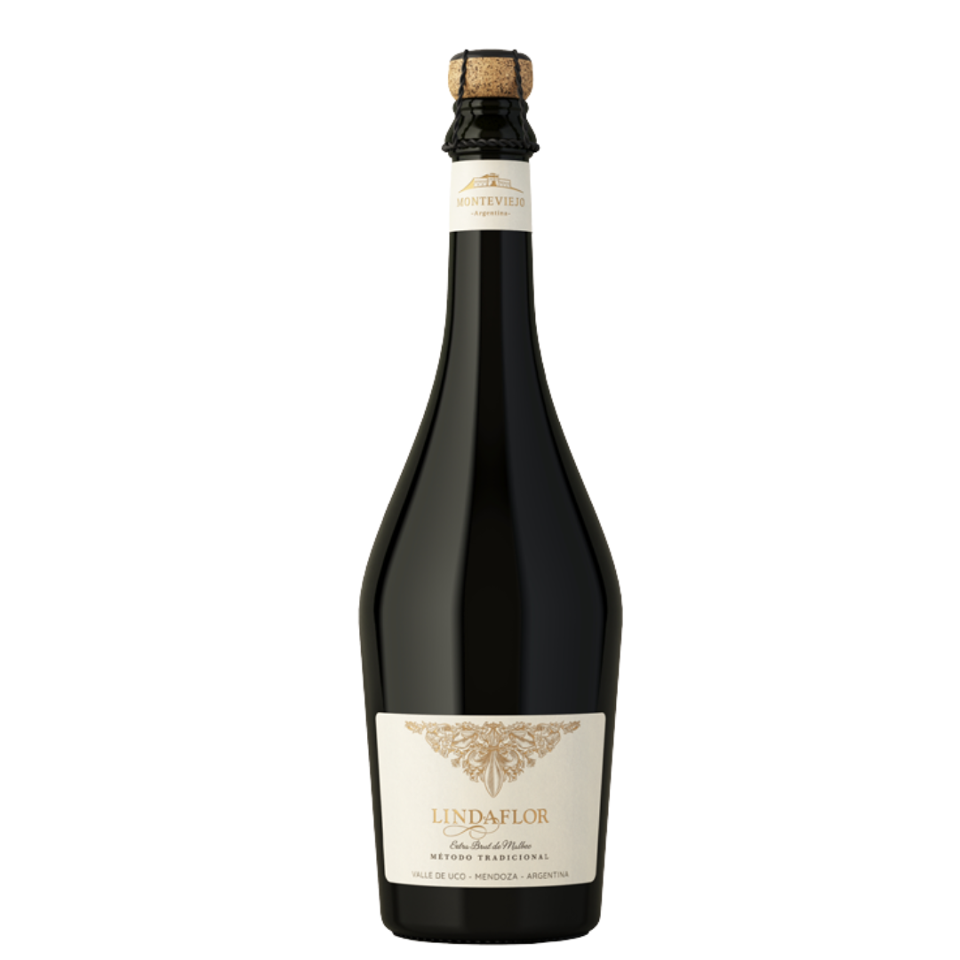 Monteviejo Lindaflor Extra Brut Sparkling Malbec 2024